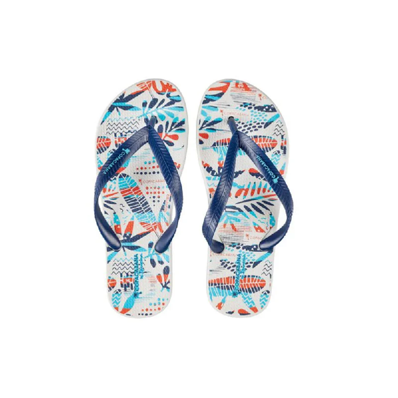 Kids Boy Printed Flip Flop,Navy