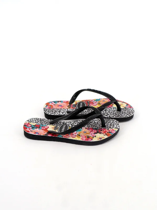 Kid's Girl Printed Slippers,Multi