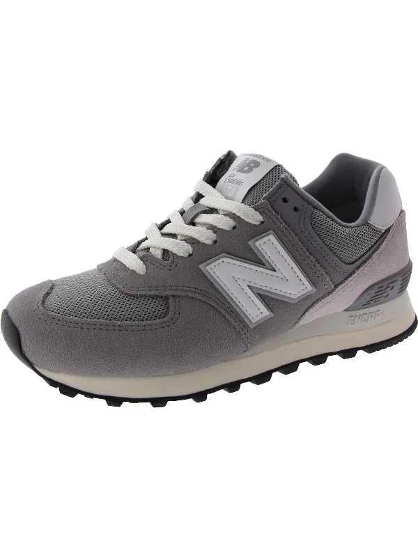 574 Mens Suede Workout Running & Training Shoes Heritage Brand Shoe Look  