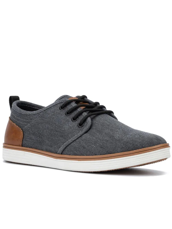 Atomix Mens Canvas Lace-Up Oxfords