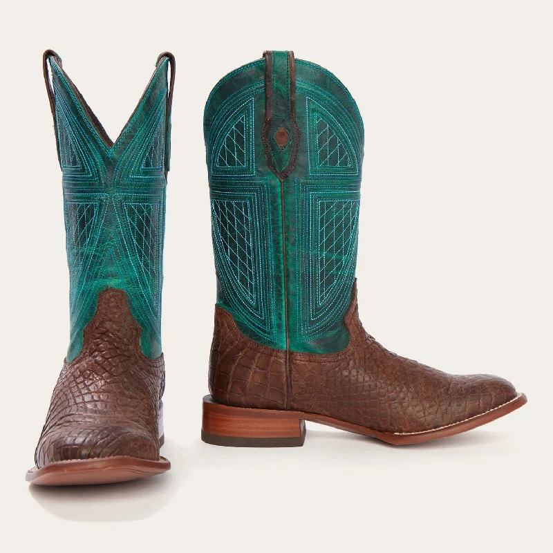 Big Horn Tobacco Alligator Cowboy Boot