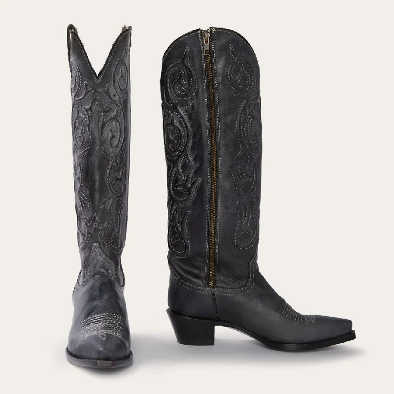 Blair Corded Side Zip Cowboy Boot