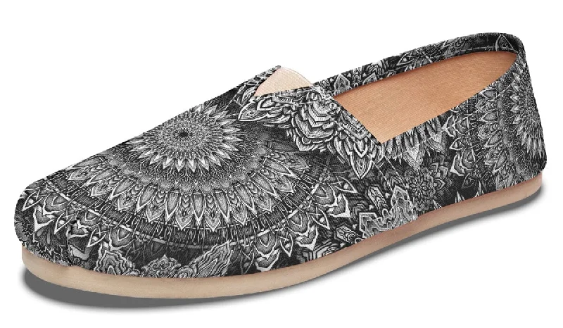 Mandala Bloom Casual Slip on Shoes