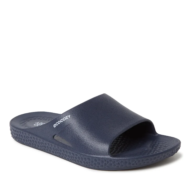 Dearfoams EcoCozy Men's Sustainable Comfort Slide Sandal