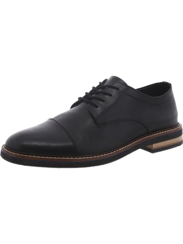 Dezmin Cap Mens Leather Lace Up Oxfords