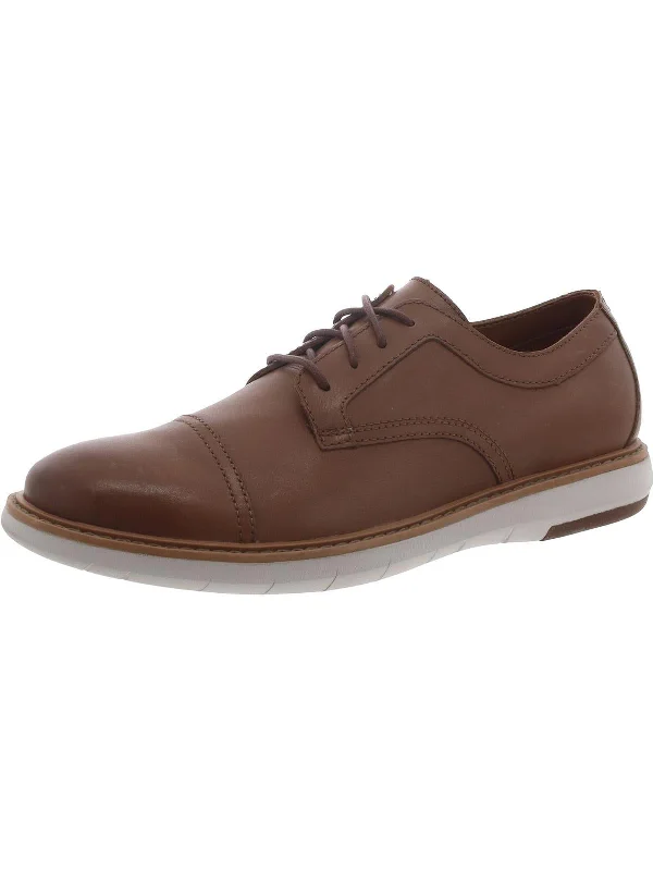 Draper Cap Mens Leather Lace Up Oxfords