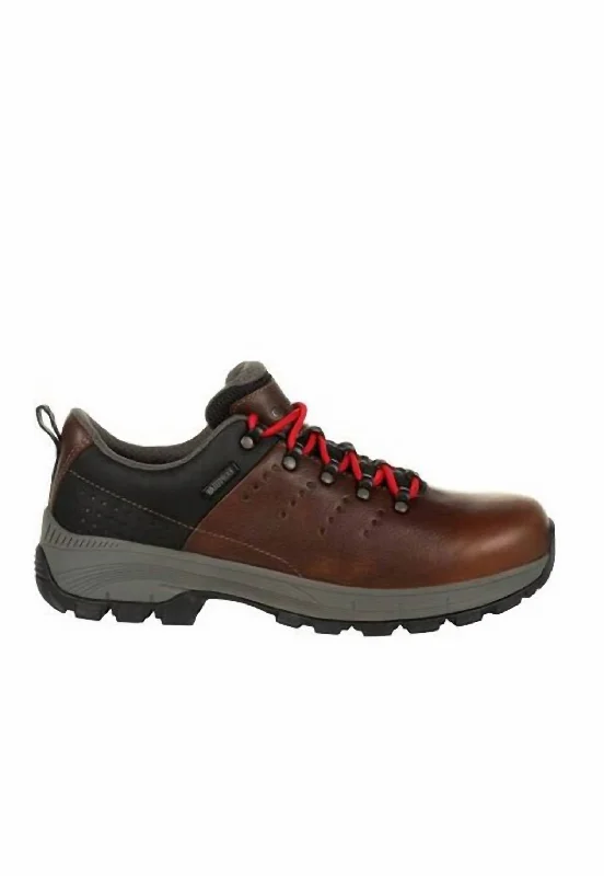 Eagle Trail Alloy Toe Waterproof Oxford - Wide Width In Brown