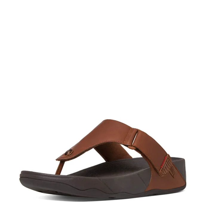 FitFlop Men's Trakk II Sandals - Dark Tan