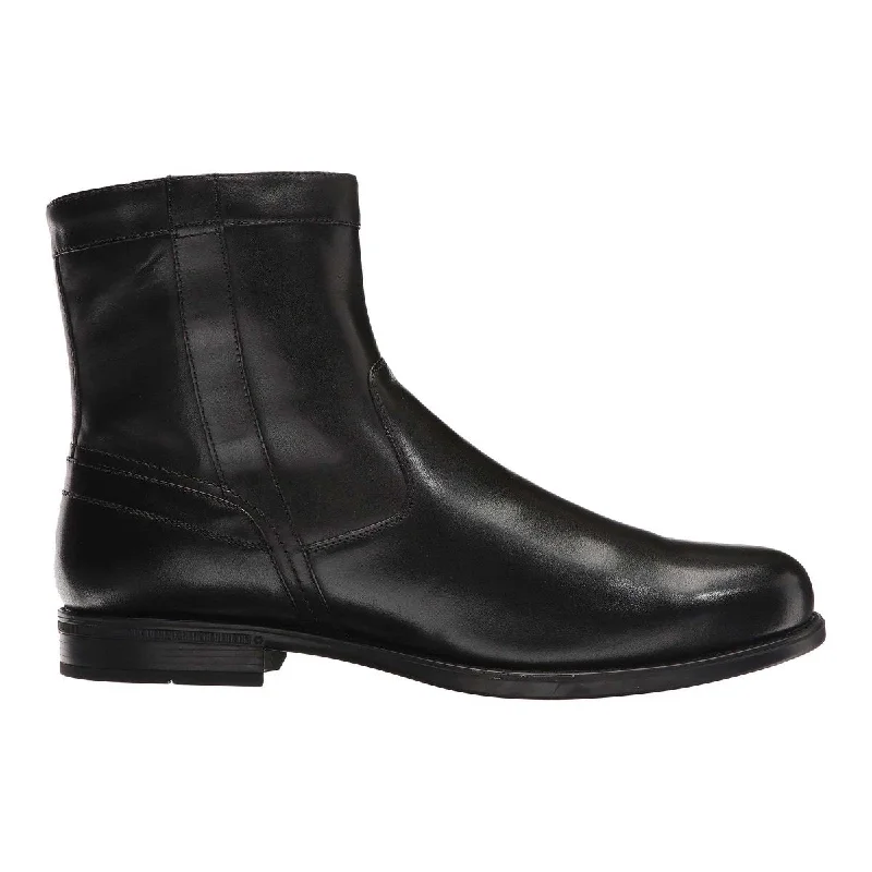 Florsheim Men's Midtown Plain Toe Zip Boot Black