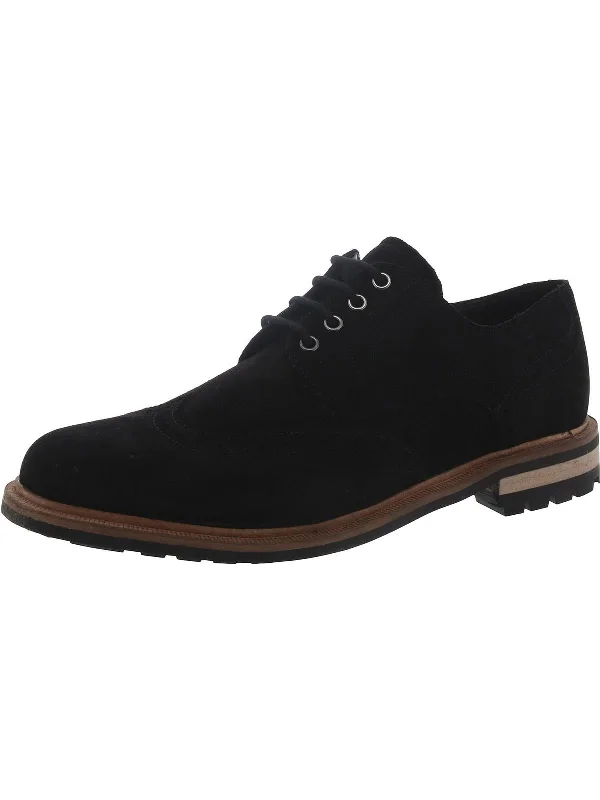 Foxwell Limit Mens Suede Lace Up Oxfords