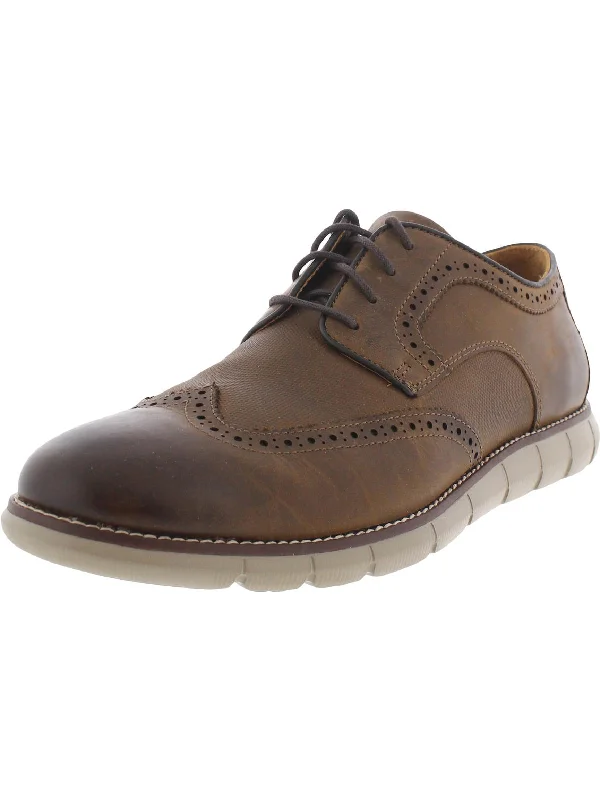 Holden Mens Leather Wingtip Oxfords