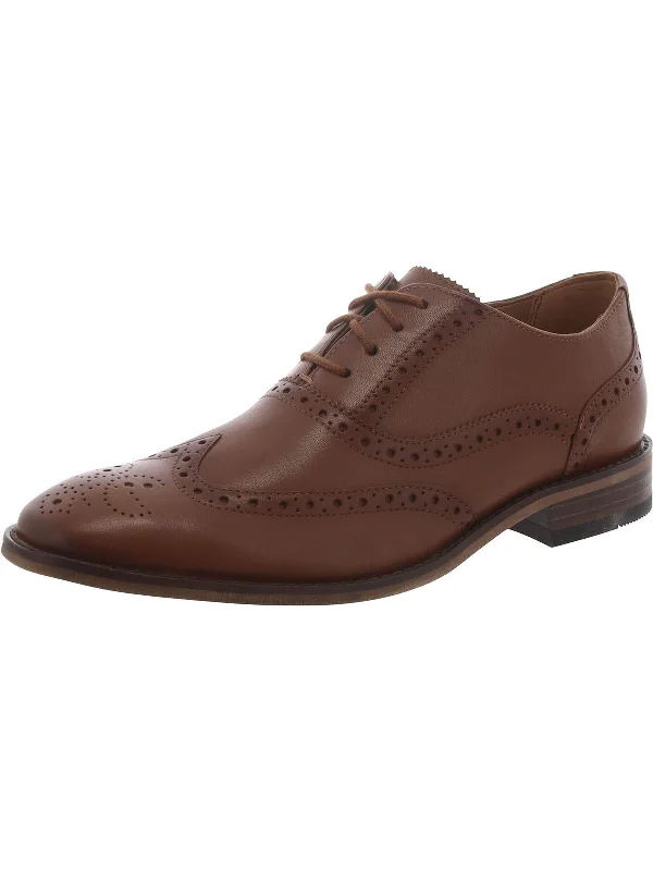 Lamont Wing Mens Leeather Lace-Up Oxfords