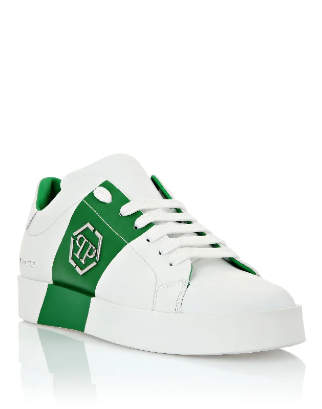 Lo-Top Sneakers Hexagon Zip - Up Boot Style  