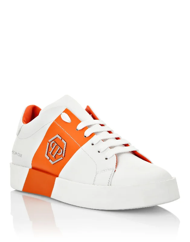 white / orange