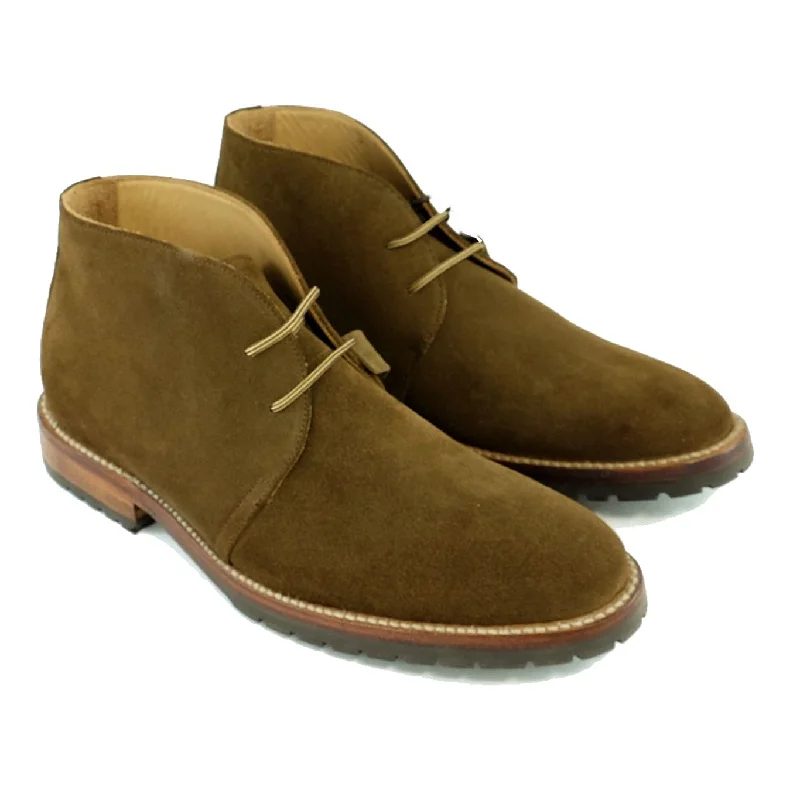 Lojack Suede Chukka Boot in Moss by Alan Payne Footwear