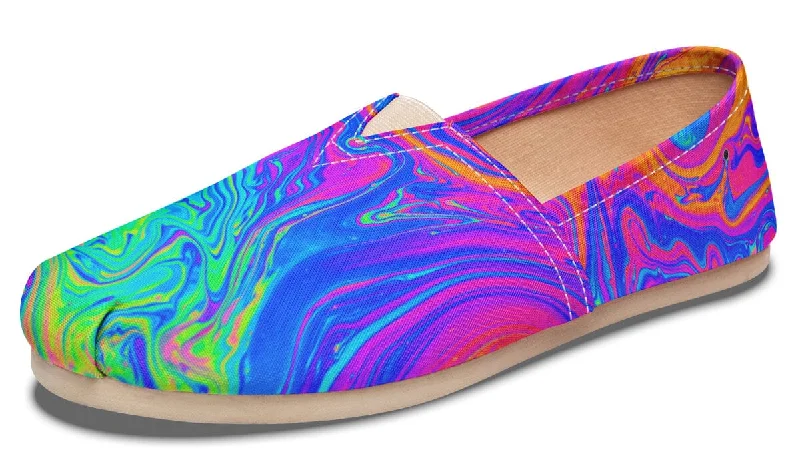 Melting Colors Casual Slip on Shoes