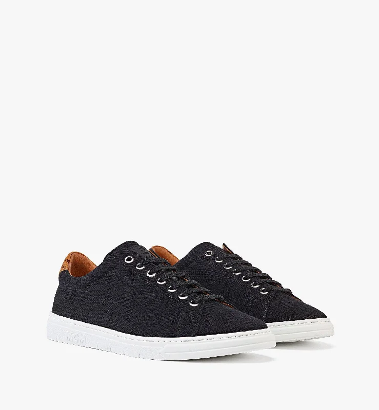 Men’S Mcm Essentials Terrain Lo Sneakers In Organic Cotton Canvas