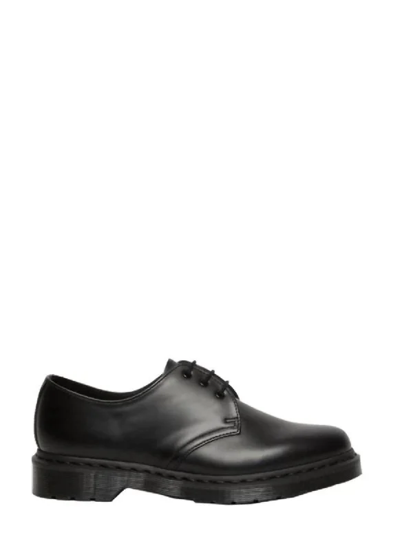 Men's 1461 Mono Smooth Leather Oxford Shoes In Black