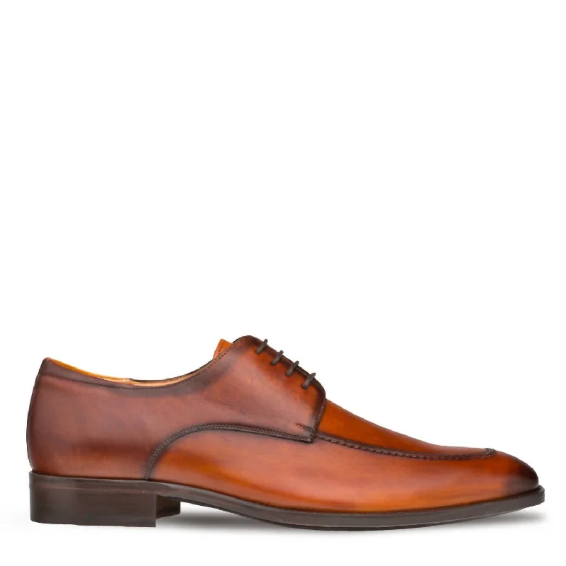 Men's Coventry Lace Up Shoes In Cognac