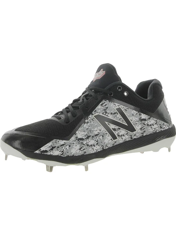 Mens Faux Leather Digital Camouflage Cleats