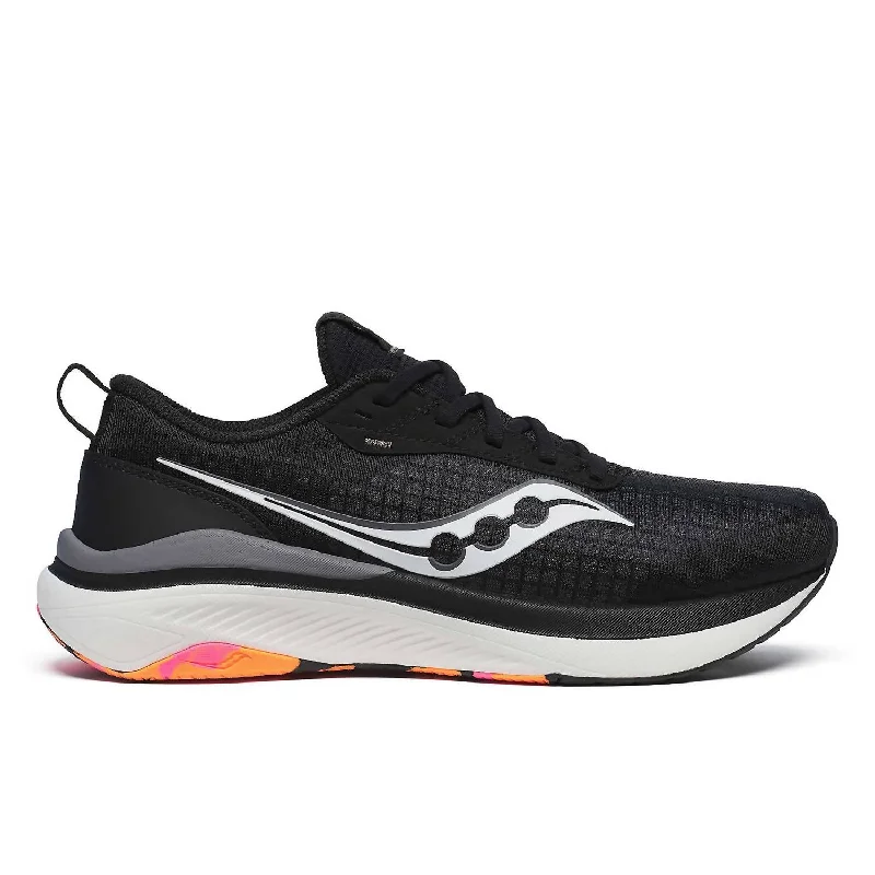 Men's Freedom Crossport Running Shoes In Black/vizi Stacked - Heel Loafer Style  