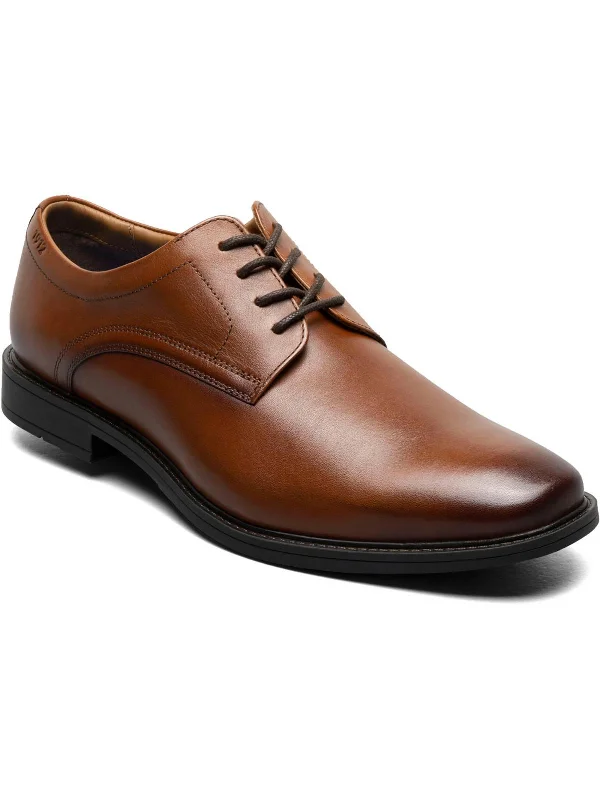 Mens Lace Up Square Toe Oxfords