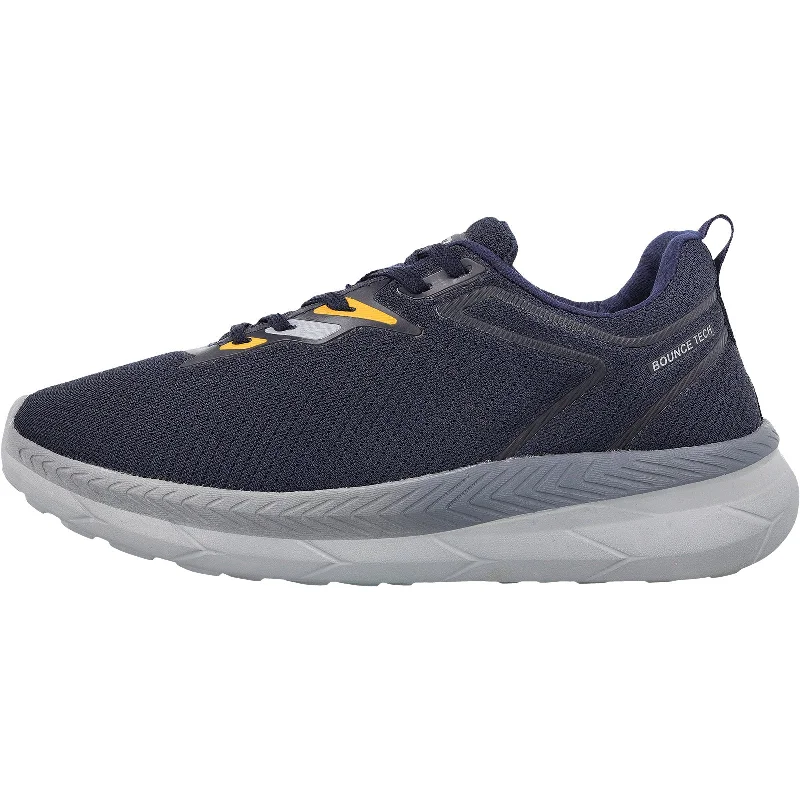 Men's Lace-up Walking Shoe - WS9607 Navy Blue