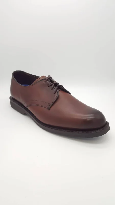 Men's Lax Road Warrior Derby Shoes In Dark Chili