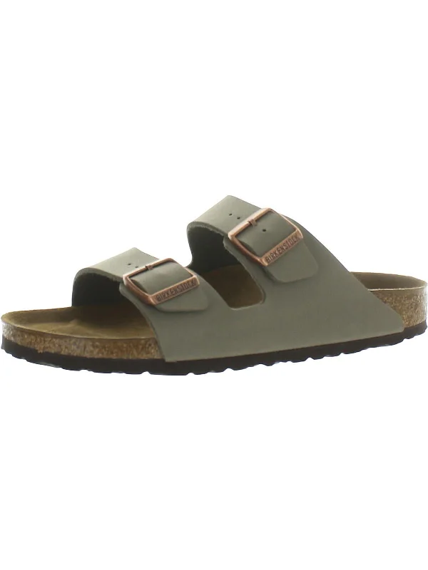 Mens Leather Slide Sandals