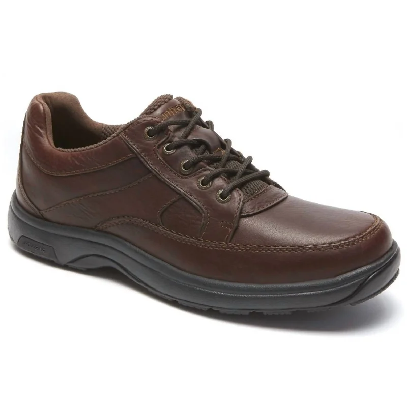 Men's Midland Oxford Shoes - 4E Width In Brown