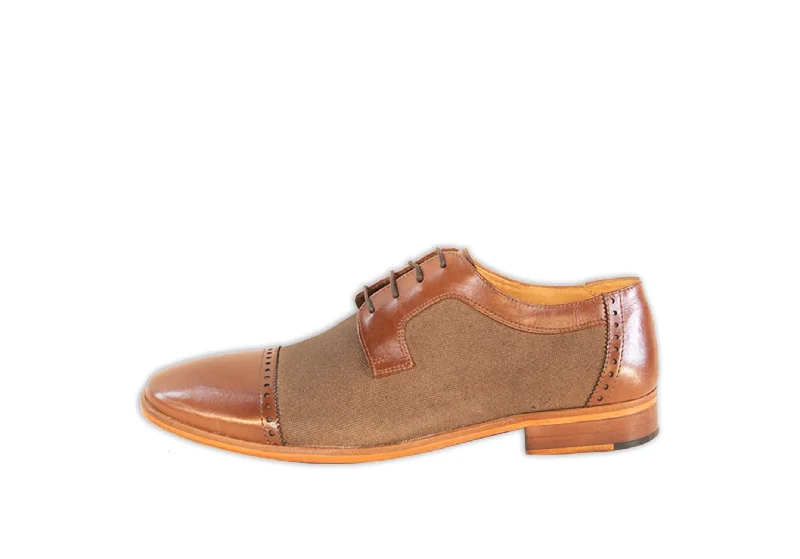 Men's Octavian Shoe In Brushed Apricot