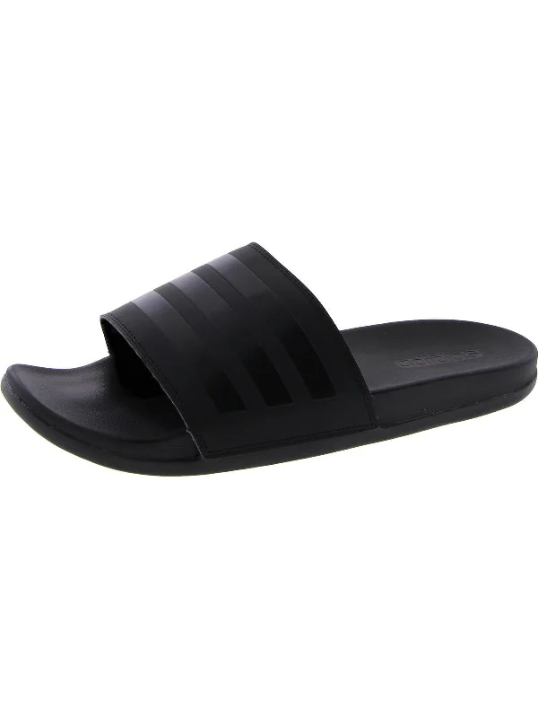 Mens Slip On Open Toe Slide Sandals