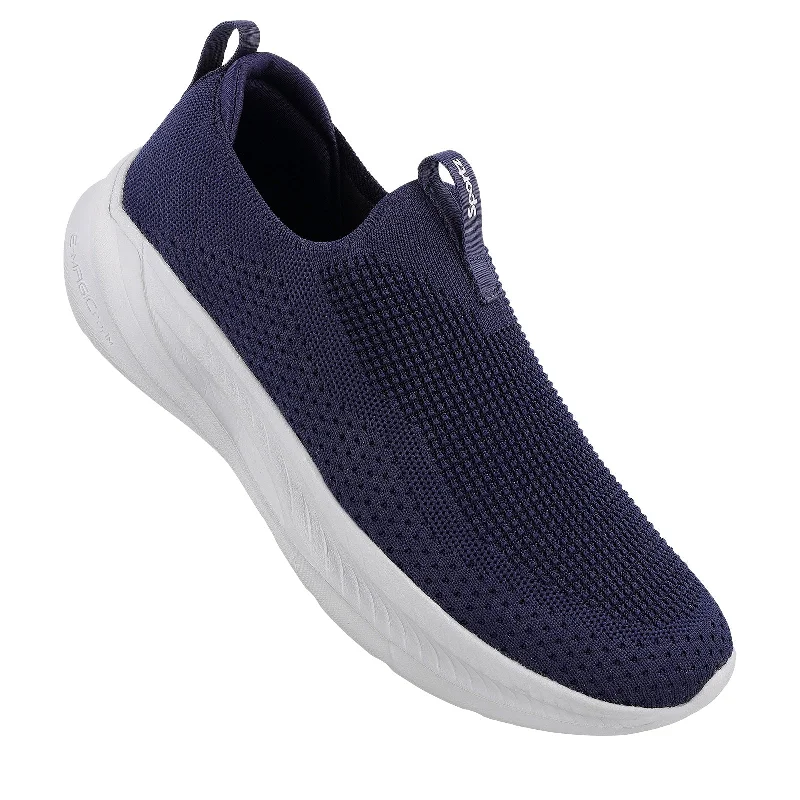 Men's Slip-on Walking Shoe - WS9601 Navy Blue