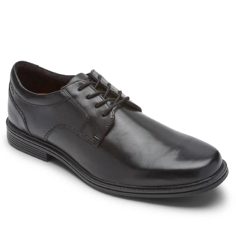 Men's Taylor Plain Toe Shoes In Black