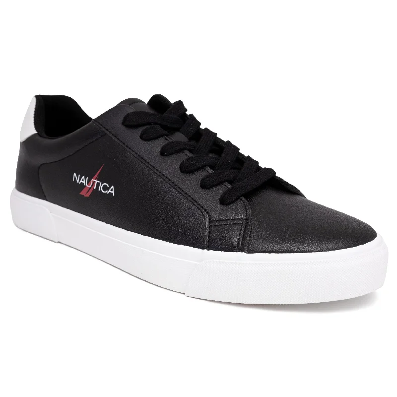 Nautica Mens Logo Lace-Up Sneaker