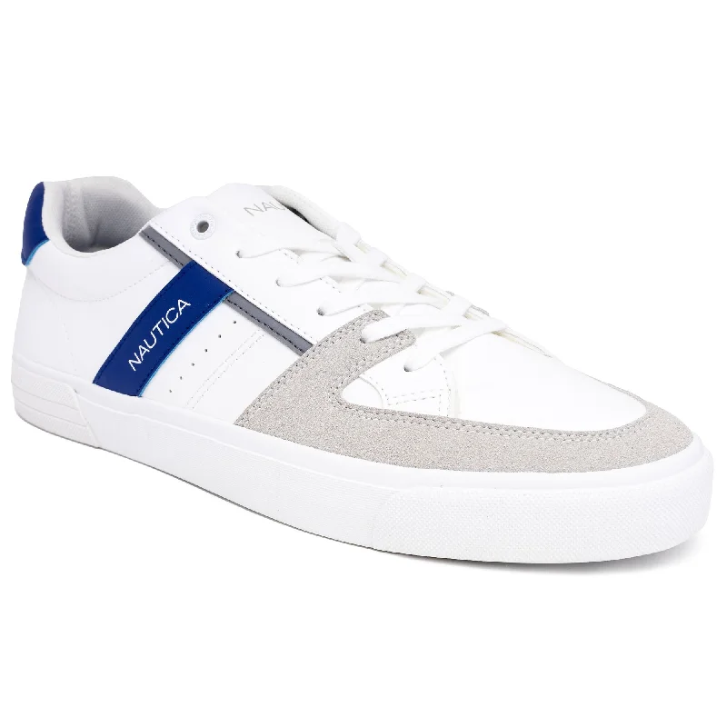 Nautica Mens Logo Lace-Up Sneaker