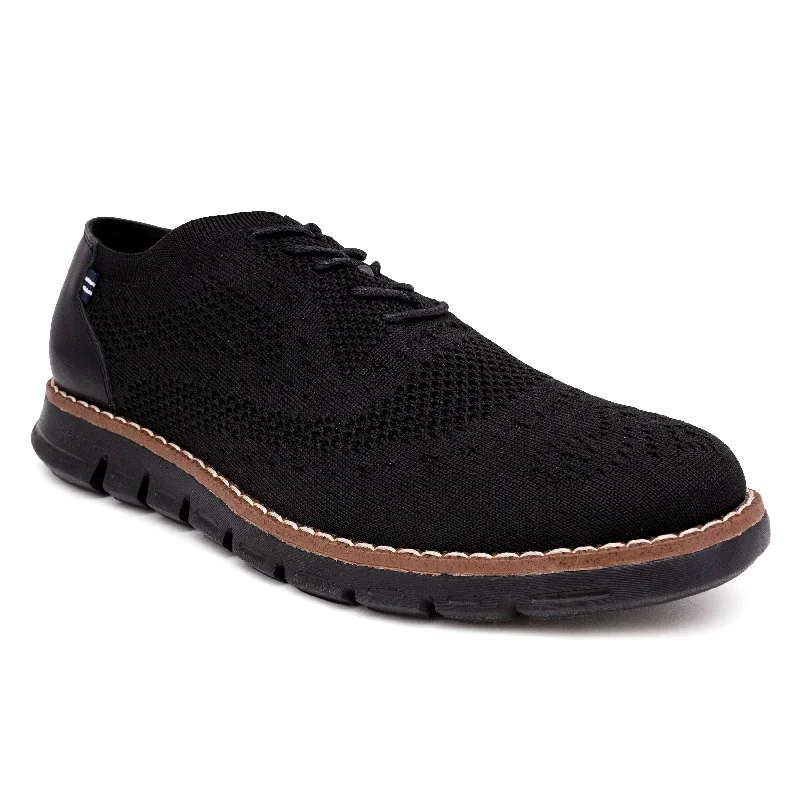 Nautica Mens Mixed Media Lace-Up Shoe