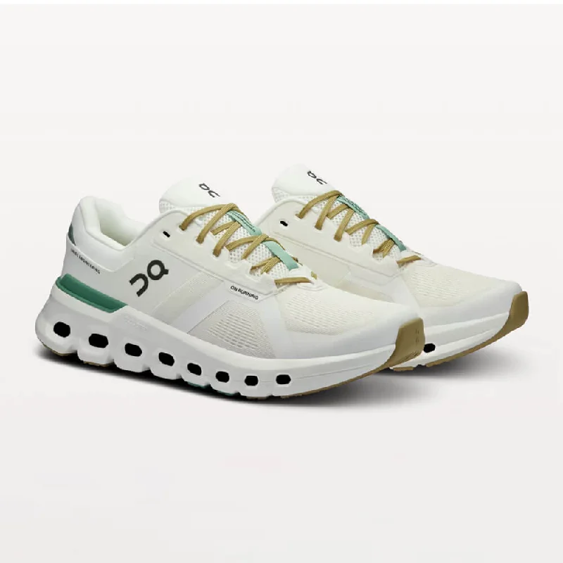 On Men's Cloudrunner 2 Shoes - Undyed / Green