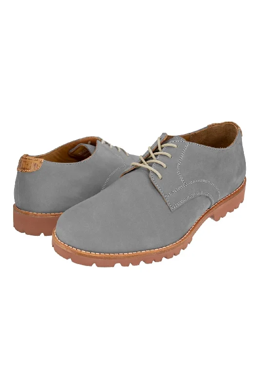 Otis Nubuc Oxford in Grey (Size 12) by T.B. Phelps