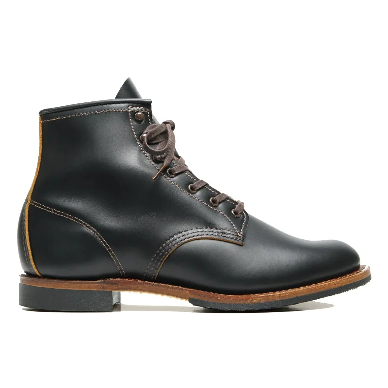 Red Wing Men's Beckman Flatbox 6" 9060 Black Klondike Leather