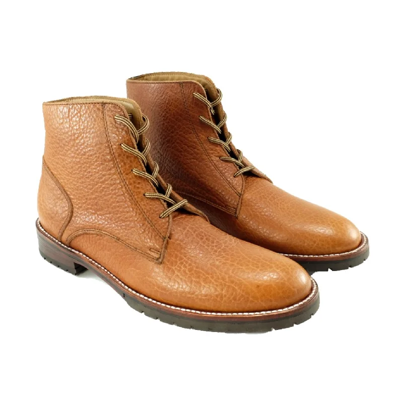 Santiago Deerskin Boot in Tan Chestnut by Alan Payne Footwear