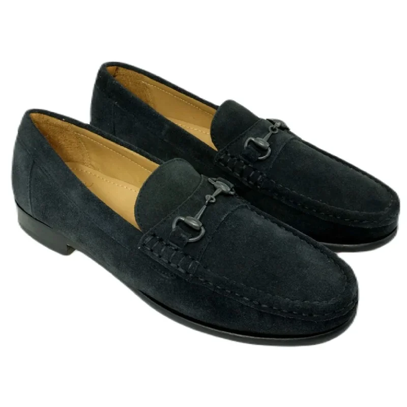 Snaffle Bit Loafer in Blackout Suede by Alan Payne Footwear