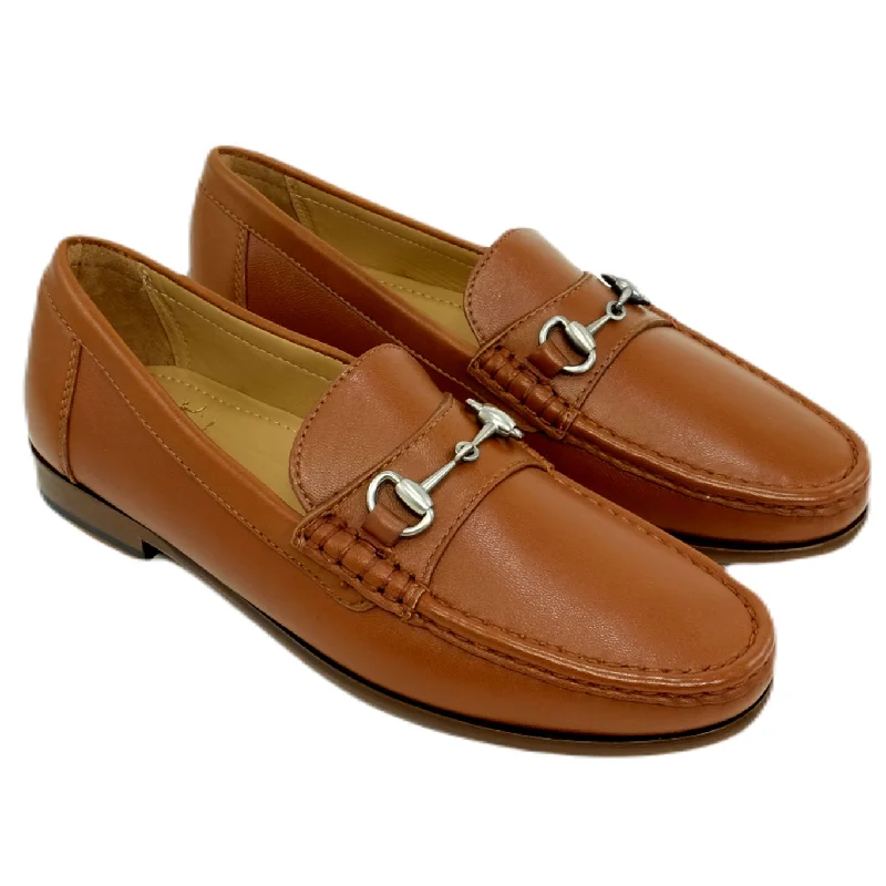 Snaffle Sheepskin Bit Loafer in Brandy by Alan Payne Footwear