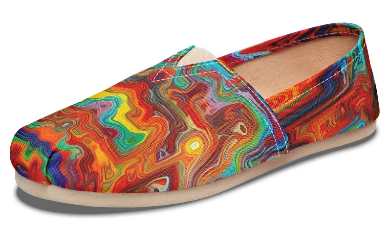 Swirling Vision Casual Slip on Shoes