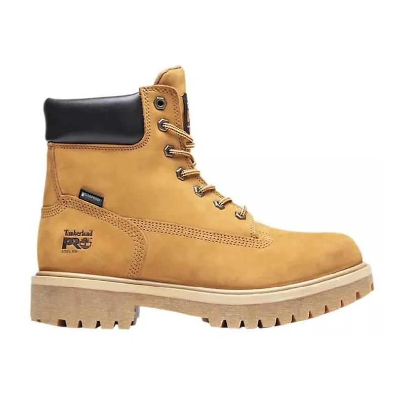 Timberland Men's 65016 PRO速 Direct Attach 6"  Wheat Steel Toe Waterproof