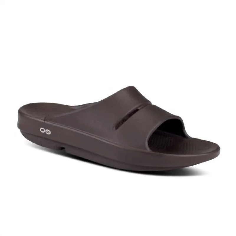 Unisex Ooriginal Slide Sandal In Mocha