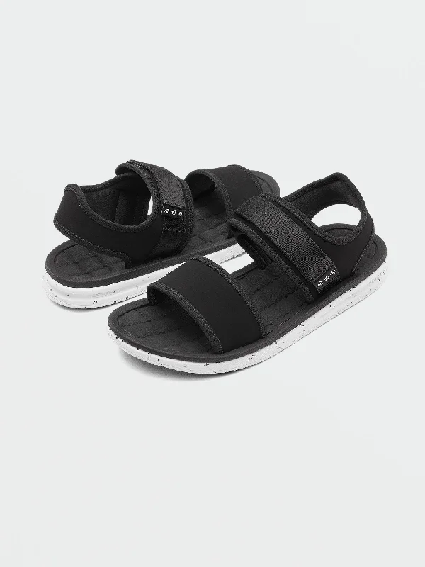 V.Co Draft Sport Sandals - Black White