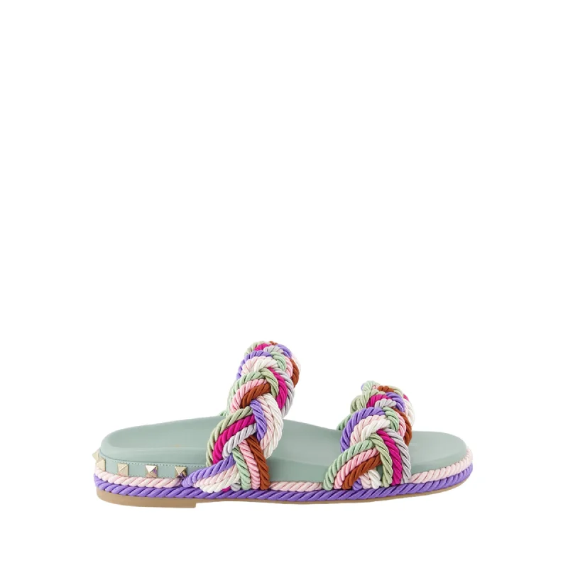 Valentino Garavani Braided Cords Slides