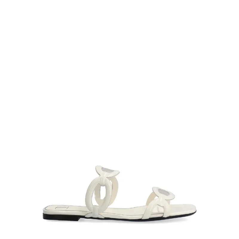 Valentino Garavani Square Toe Slip-On Slides