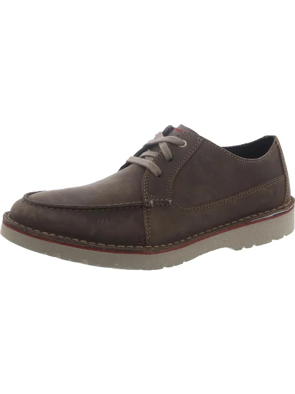 Vargo Vibe Mens Leather Lace-Up Oxfords